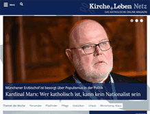 Tablet Screenshot of kirche-und-leben.de